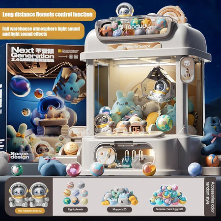 Claw Machine For Kids Doll Toy Mini Crane &ndash; Light Music white upgrade