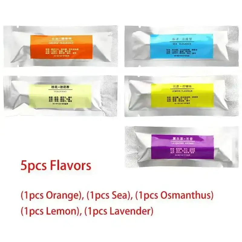 Car Air Vent Aromatherapy Clip Black ABS Perfume Scented 5pcs