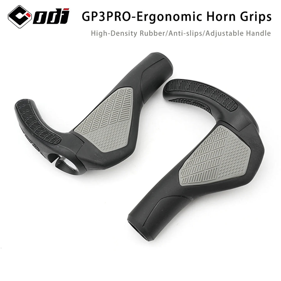 ODI GP3-Pro MTB-grepp med låsning, ergonomiskt gummi och ek, stor dyna för tävlingscykling