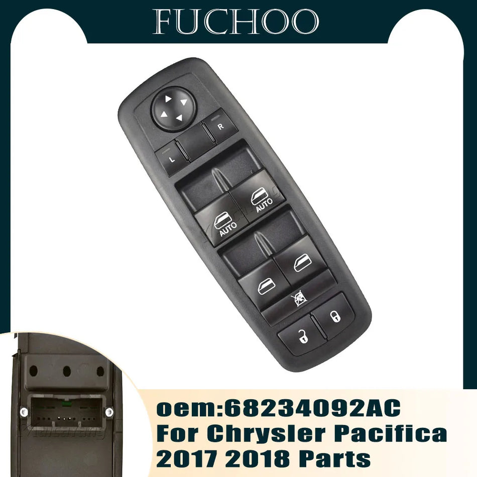 Vordertür-Fenster-Master-Schalter für Chrysler Pacifica 2017 2018 68234092AC