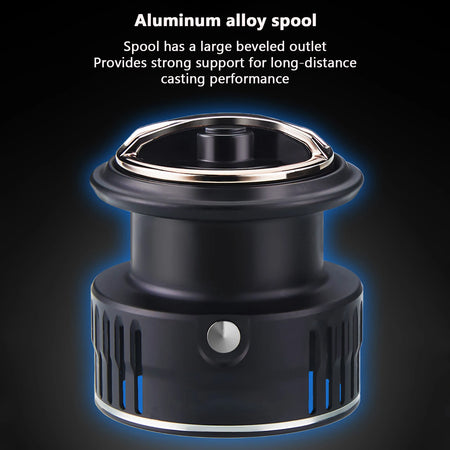 5.2:1 Speed Ratio Fishing Reel - Carbon Fiber &amp; Aluminum Alloy, Ideal for Saltwater Fishing