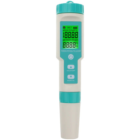Bluetooth Digital 7 In 1 PH Meter &ndash; Water Quality Monitor With Backlight