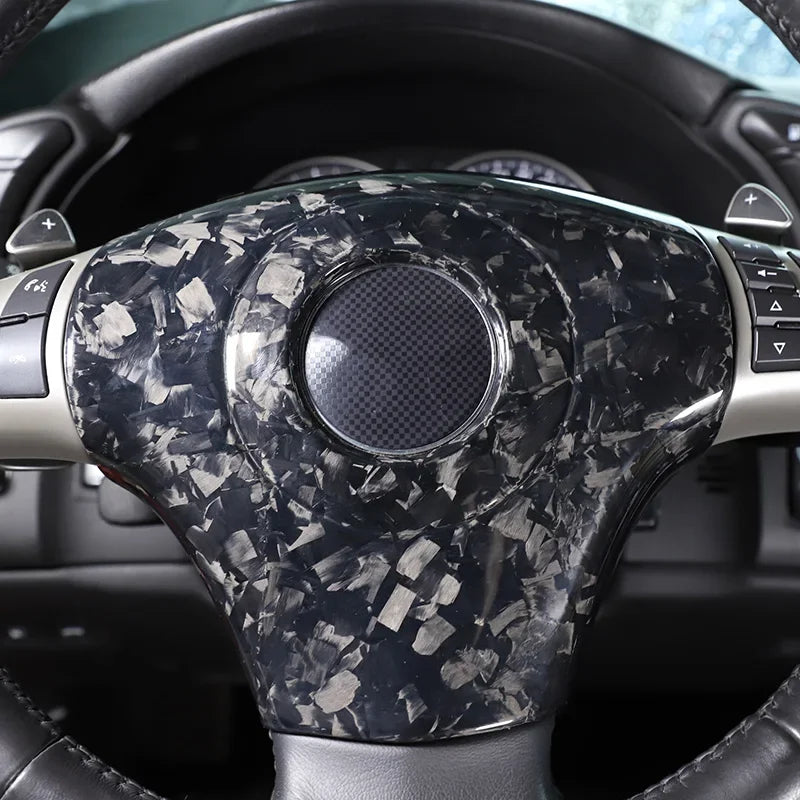 Copertura decorativa volante Corvette C6 in vera fibra di carbonio