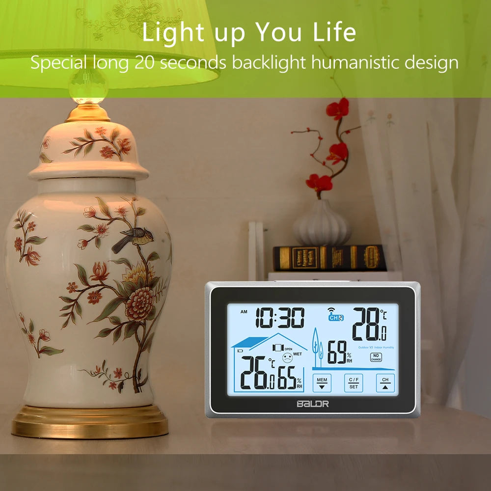 Baldr Wireless Weather Station - Large Touch Screen