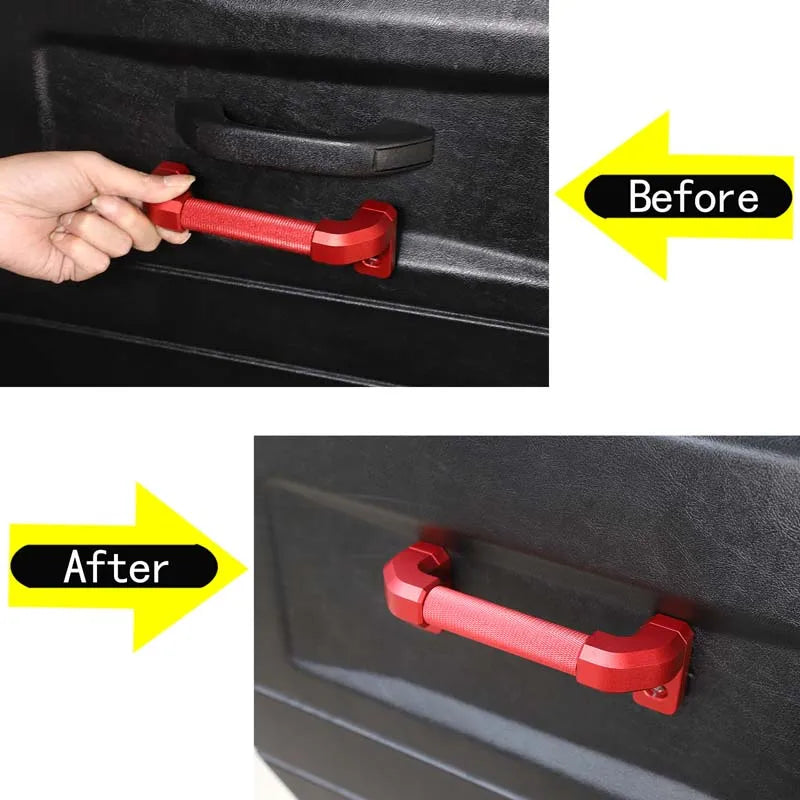 Алюминиевые накладки на дверные ручки 2 шт для Defender 90 110 130