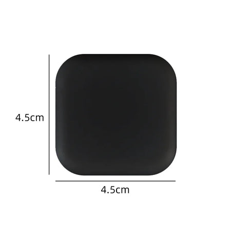 Self Adhesive Silicone Door Stopper - Mute Anti-Shock Wall Protector Black