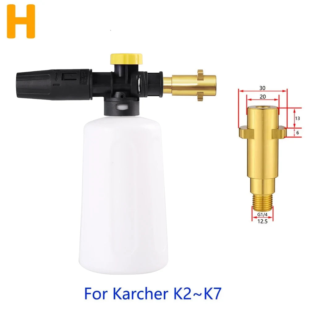 750ml Snow Foam Lance for High Pressure Washers - Fits Karcher, Nilfisk, Parkside, and More For Karcher K2-K7