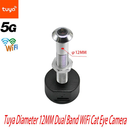 Tuya Wide Angle Fisheye WiFi Cat Eye Smart Home Camera