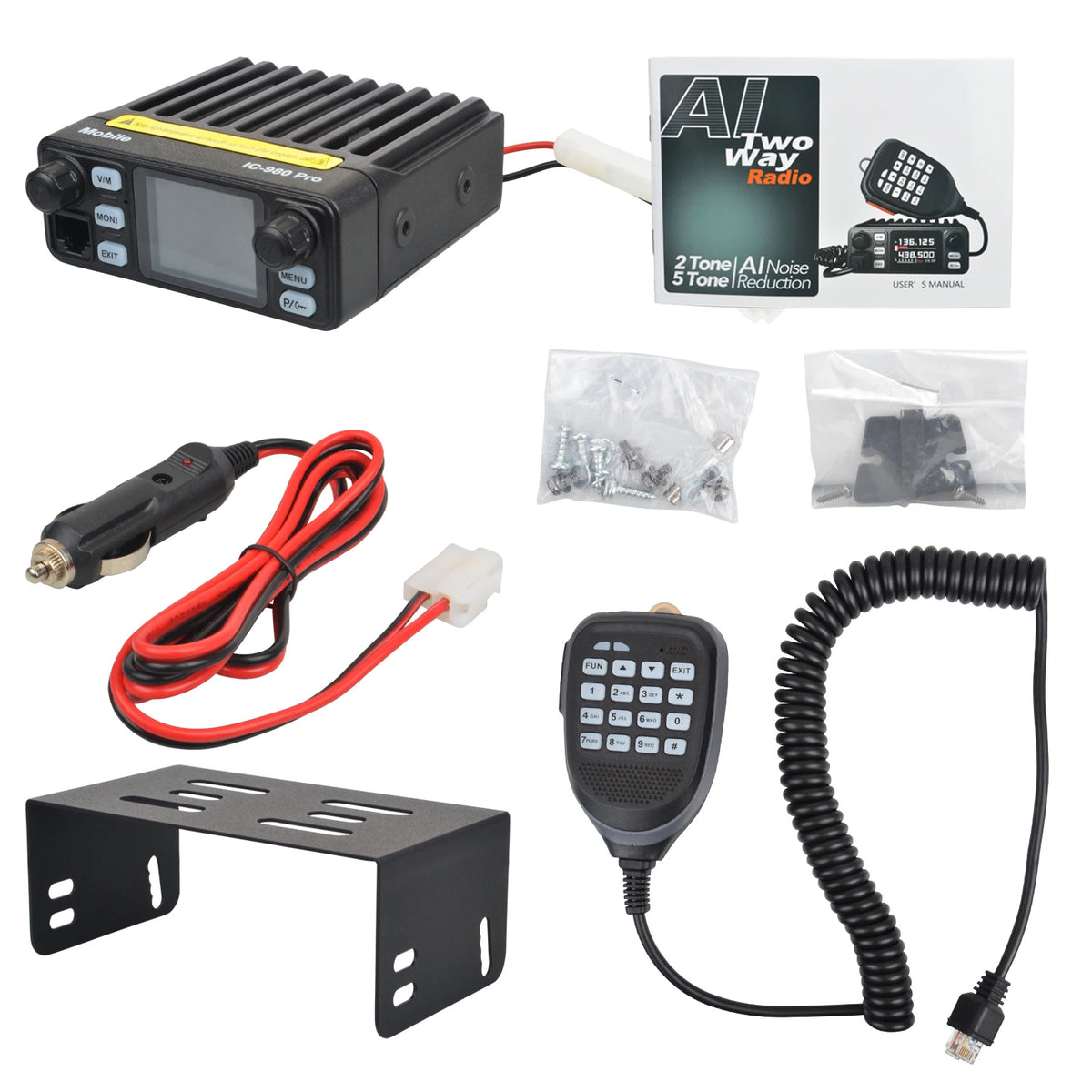 Hiroyasu Walkie Talkie IC-980Pro &ndash; Dual Band Communication Up to 50 Km