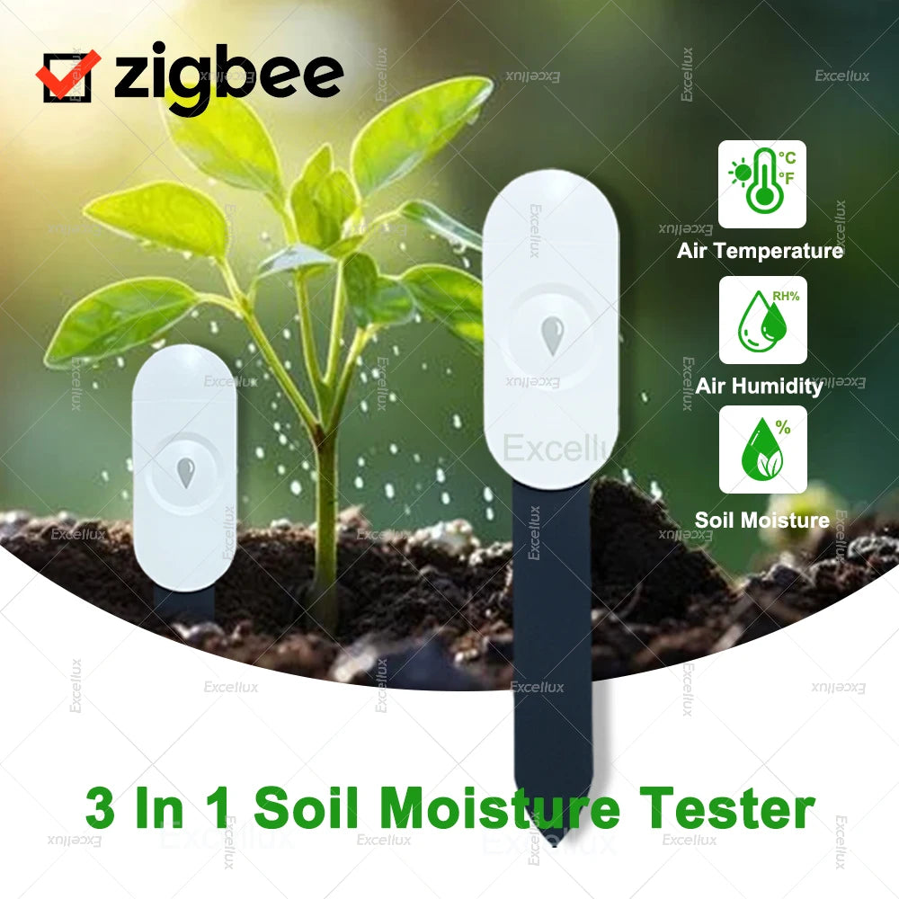 Z2M Zigbee Soil Moisture Tester &ndash; Humidity and Temp Monitor