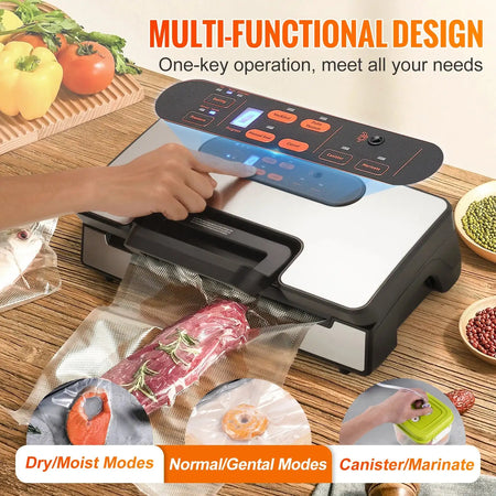 90Kpa Vacuum Sealer 130W With Free 10 Vacuum Bags