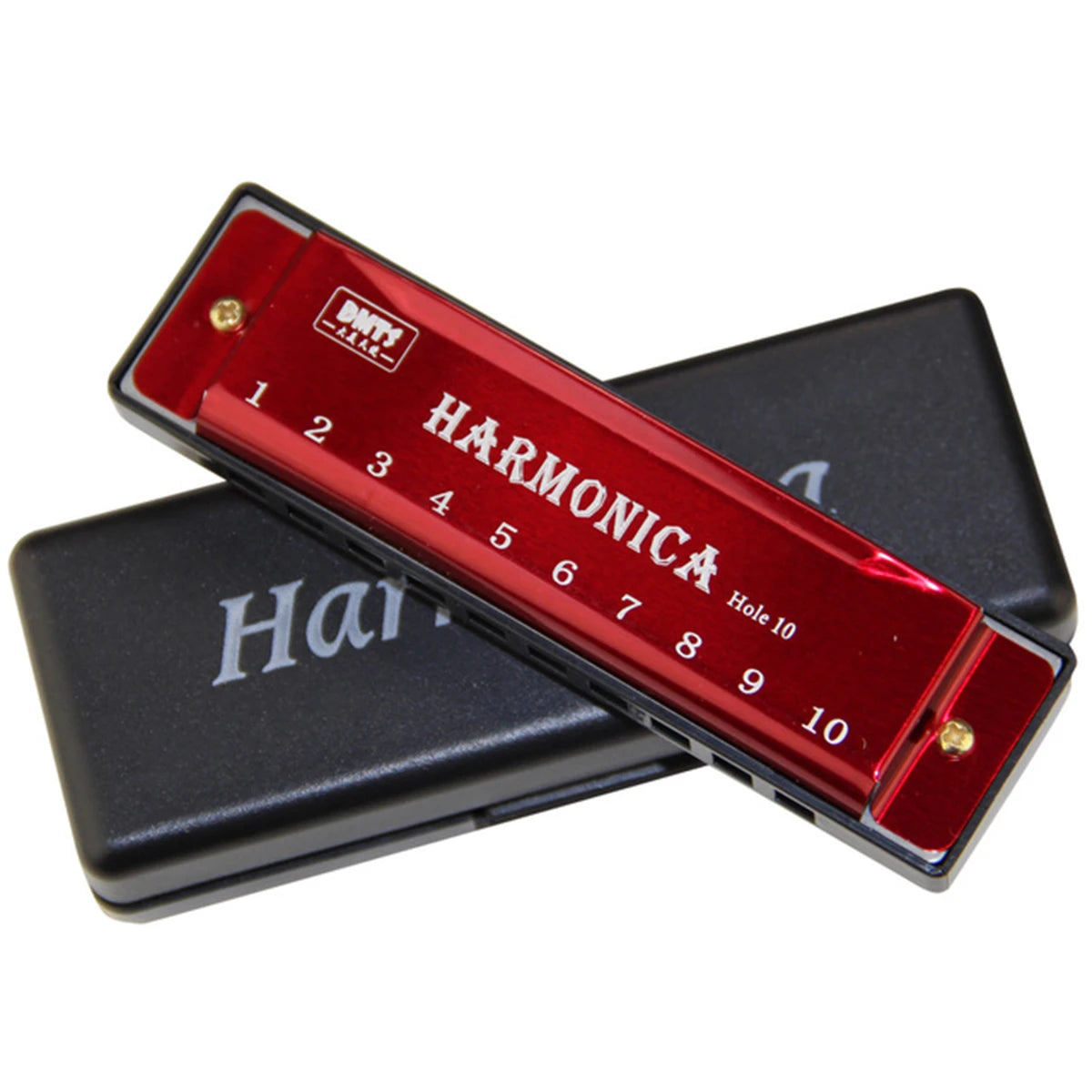 Harmonica Key of C 10 Hole Diatonic Harmonica &ndash; Easy Start Red