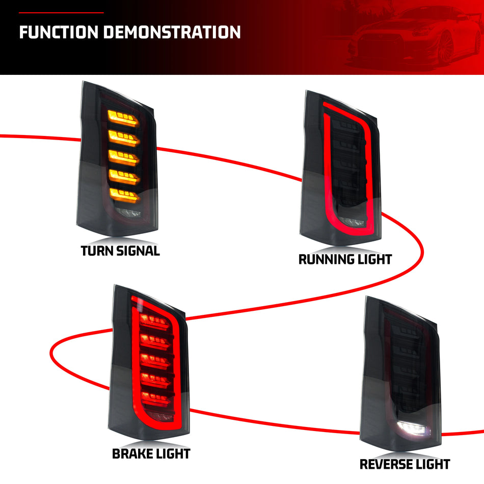 WD-0380A-C LED Takavalot – Sekventiaalinen Suuntavilkku