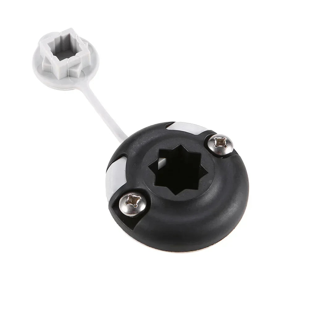 Durable Nylon Kayak Mount Base Inflatable Boat Sea Rod Holder Mount Base Tackle Kit Accessory