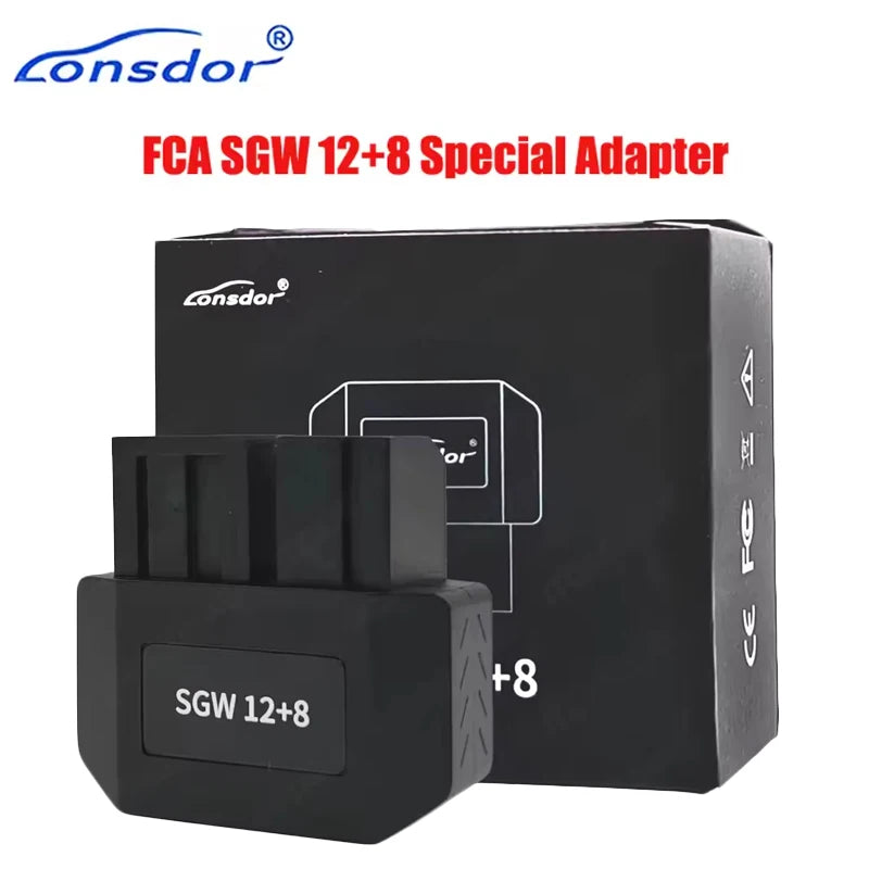 Adapteris FCA SGW 12 Plus 8 raktų programavimo įrankis suderinamas su Chrysler, Dodge, Jeep, RAM, Fiat, Maserati