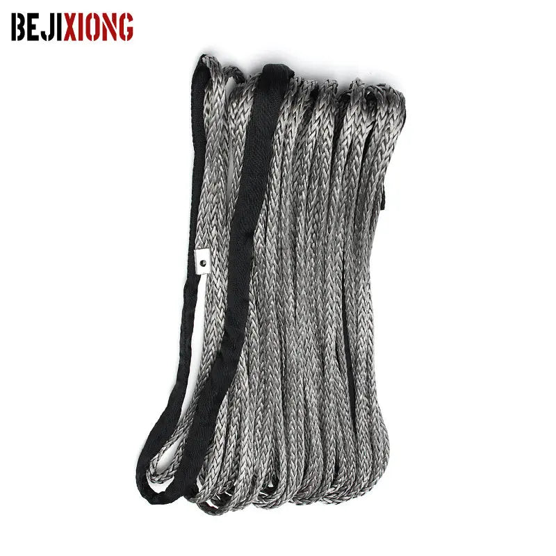 100ft Synthetic Winch Rope, 10mm, 23809lbs Breaking Strength for 4WD ATV
