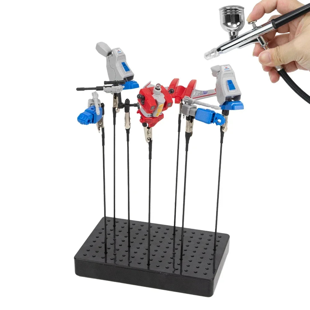 Model Painting Stand Base Holder &ndash; 20 Magnetic Clips