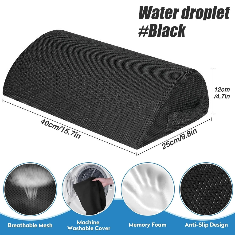 Ergonomic Feet Pillow &ndash; Ultimate Comfort and Support Water droplet-Black