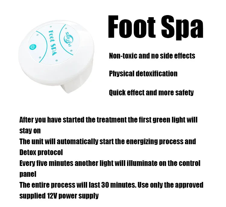 Detox Ion Foot Spa Bath Basin &ndash; Vibration Therapy Massage