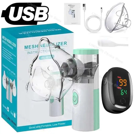 YUKUI Fingertip Pulse Nebulizer &ndash; Portable Asthma Inhaler with Dual Mode Mode 17