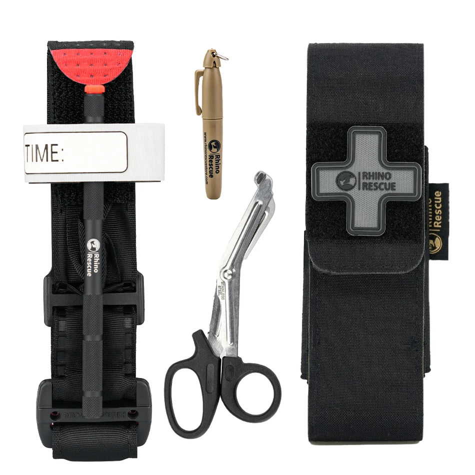 Rhino Rescue Molle Tourniquet Pouch Trauma Shears Marker