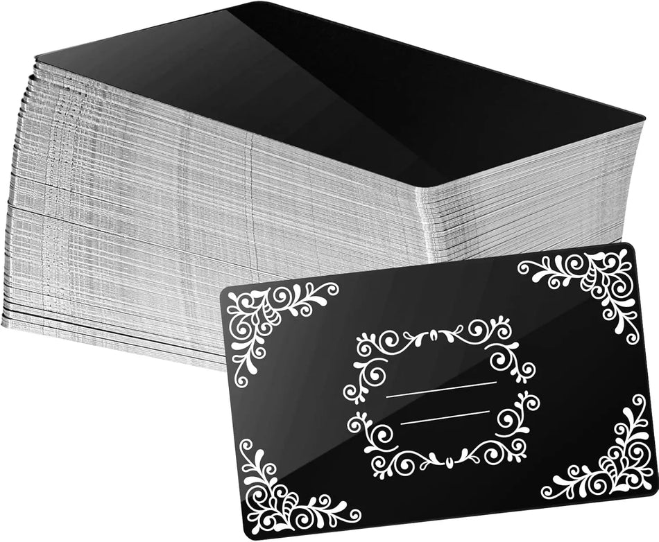 Aluminum Laser Engraving Blanks For Business Cards And DIY Gifts
