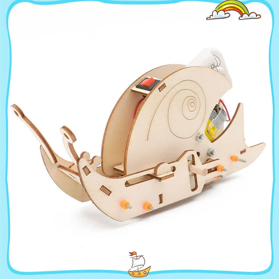 DIY Bionička Puž Električni Znanstveni Set za STEM Učenje