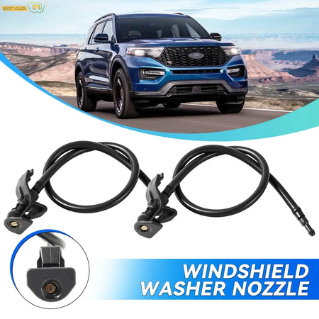 2PCS For Ford Explorer MK5 2011-2018 For Mustang 2010-2014 Windshield Wiper Washer Nozzle Sprayer Jet BB5Z-17603-A AR3Z-17603-A by InterCyprus Trading Ltd