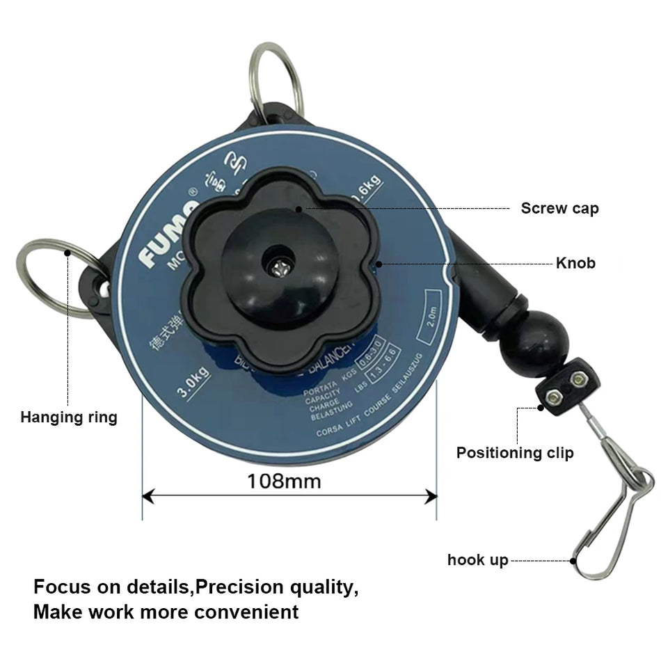Ferramenta de Equilíbrio de Molas Telescópicas para Chave de Torque de Chave de Fenda