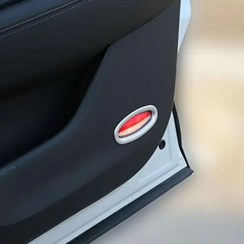 Renault Koleos Samsung QM6 Kryty světel předních dveří ABS matná stříbrná