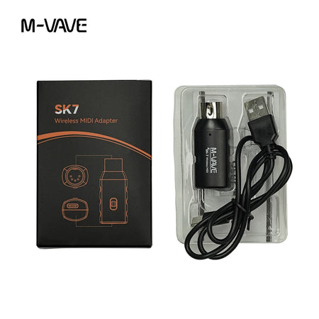 M-VAVE SK7 1/2/5/10 Wireless MIDI Adapter - Low Latency SK-7 1PCS
