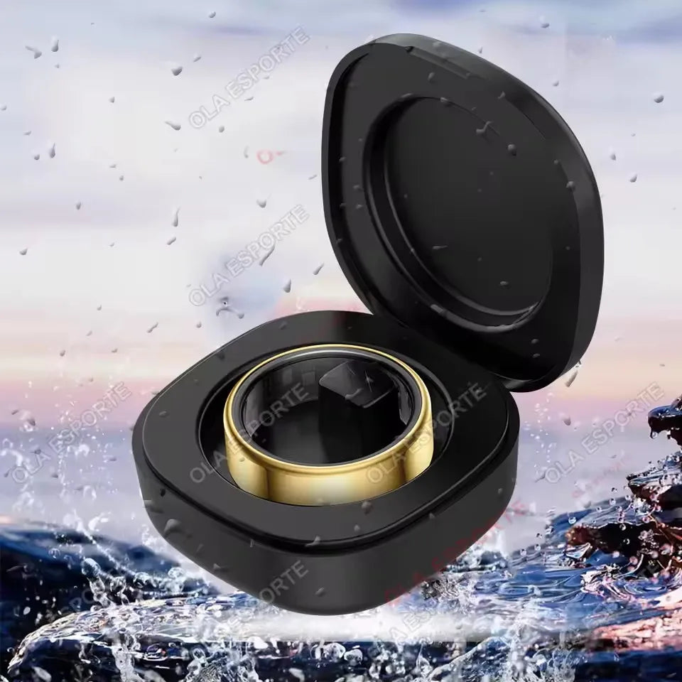 IP68 Waterproof Multi-sport Smart Ring with Heart Rate &amp; Sleep Monitoring Gold Pro / 13