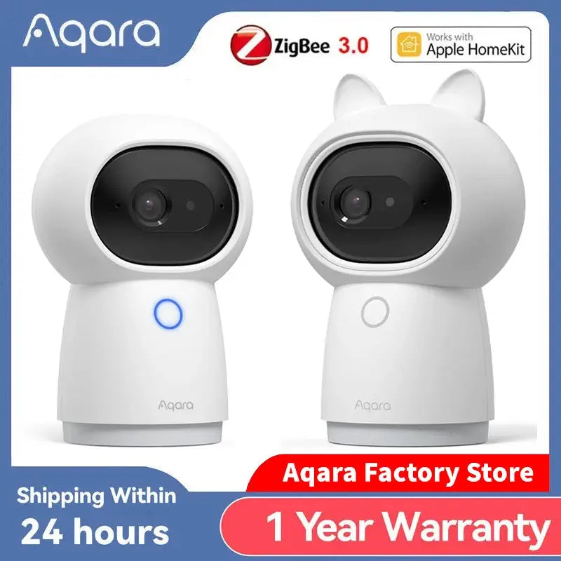 Aqara G3 Smart Camera Hub 2K HD 360 Degree WiFi Zigbee AI Homekit Security by InterCyprus Trading Ltd