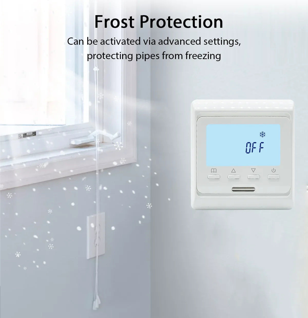 WiFi Floor Heating Thermostat 220V 16A &ndash; App Remote Control