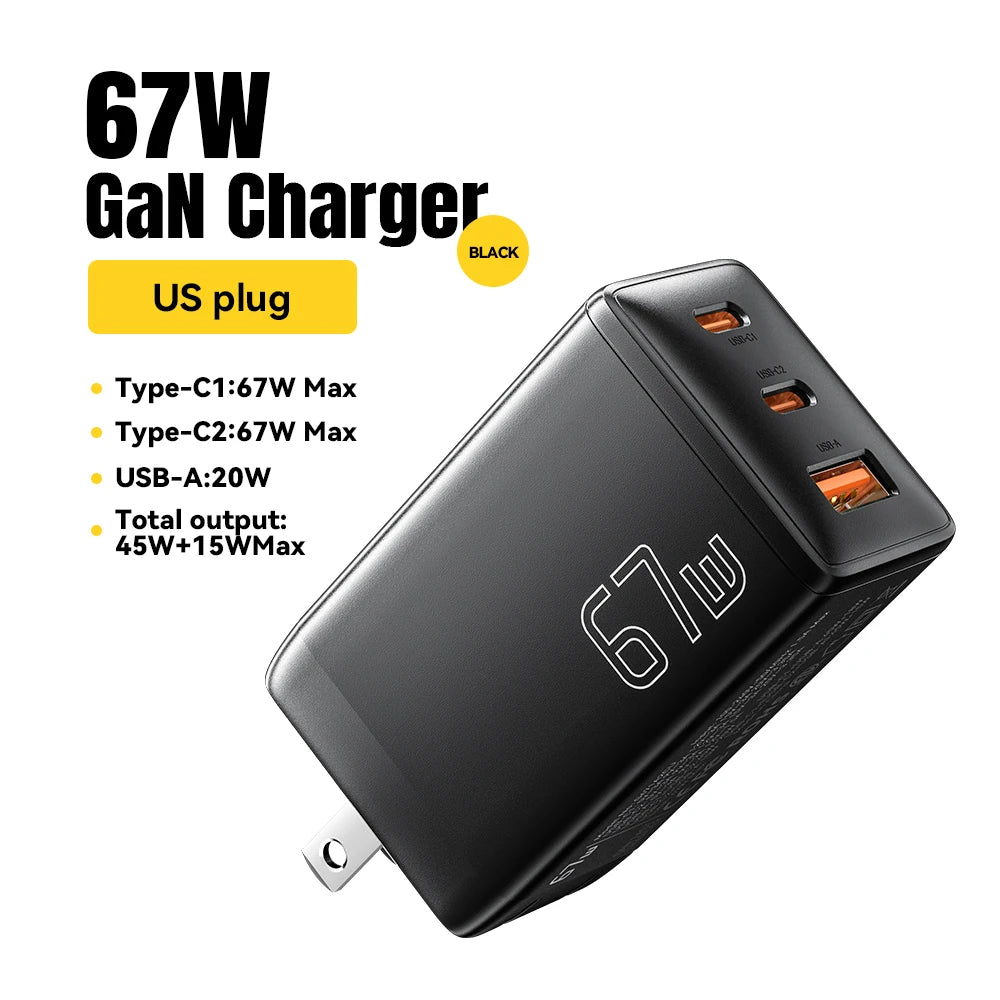 Essager 65W GaN USB C Charger &ndash; Ultra Fast Charging US  Plug