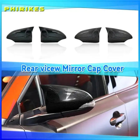 Toyota CHR Mirror Cover Carbon Fiber Pattern Glossy Black