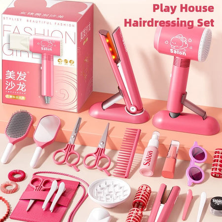 Girls Beauty Salon &ndash; Realistic Pretend Hair Styling Kit Luxury Salon Set