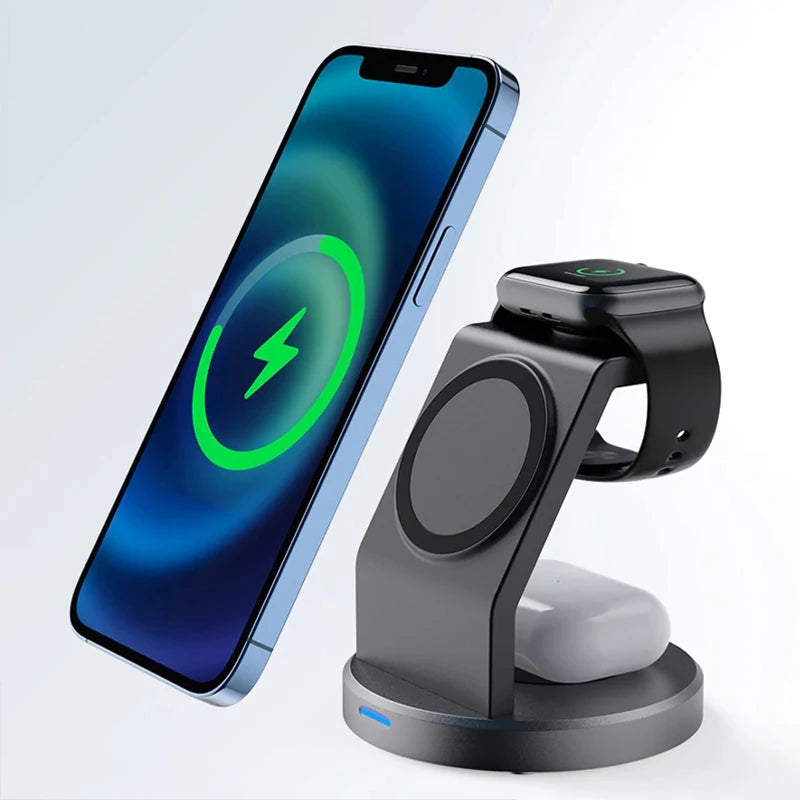 Opansten 3 In 1 Wireless Charger Stand - Fast Charge
