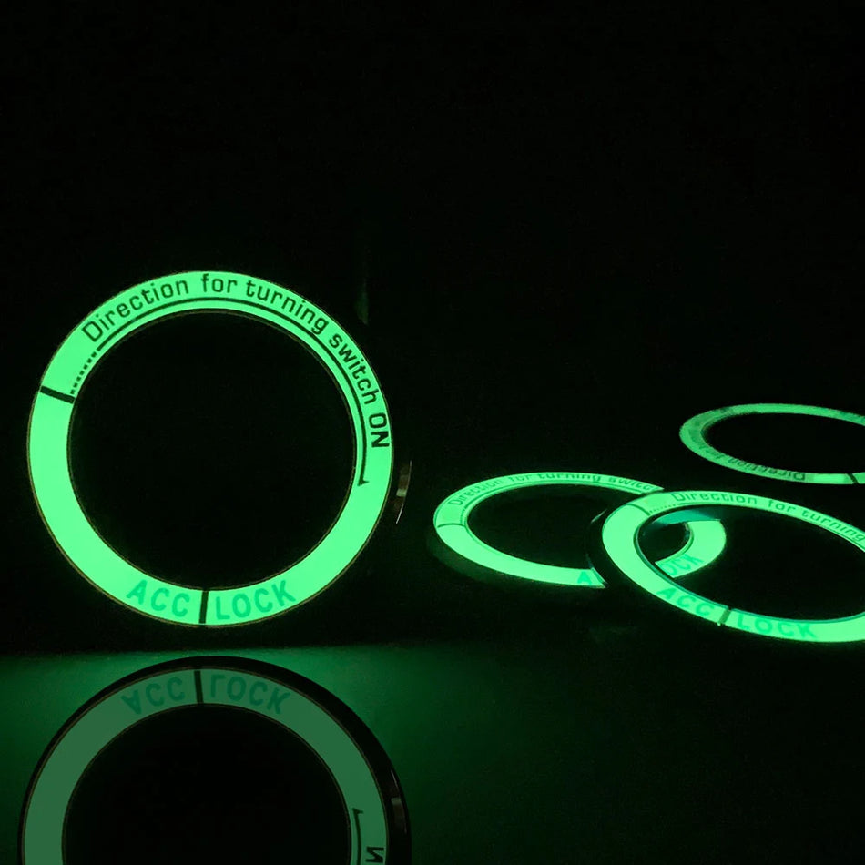 Кольцо крышки кнопки зажигания Kia Sportage с алюминиевой отделкой