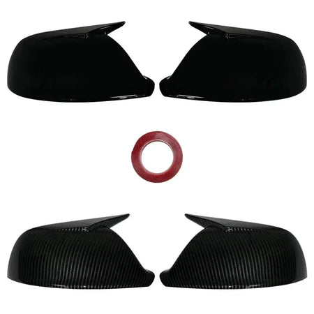 Glossy Black Side Wing Rear View Mirror Cover Case Shell Replace Caps For Audi Q5 SQ5 8R 2009-2017 Q7 4L Facelift 2010-2015 by InterCyprus Trading Ltd