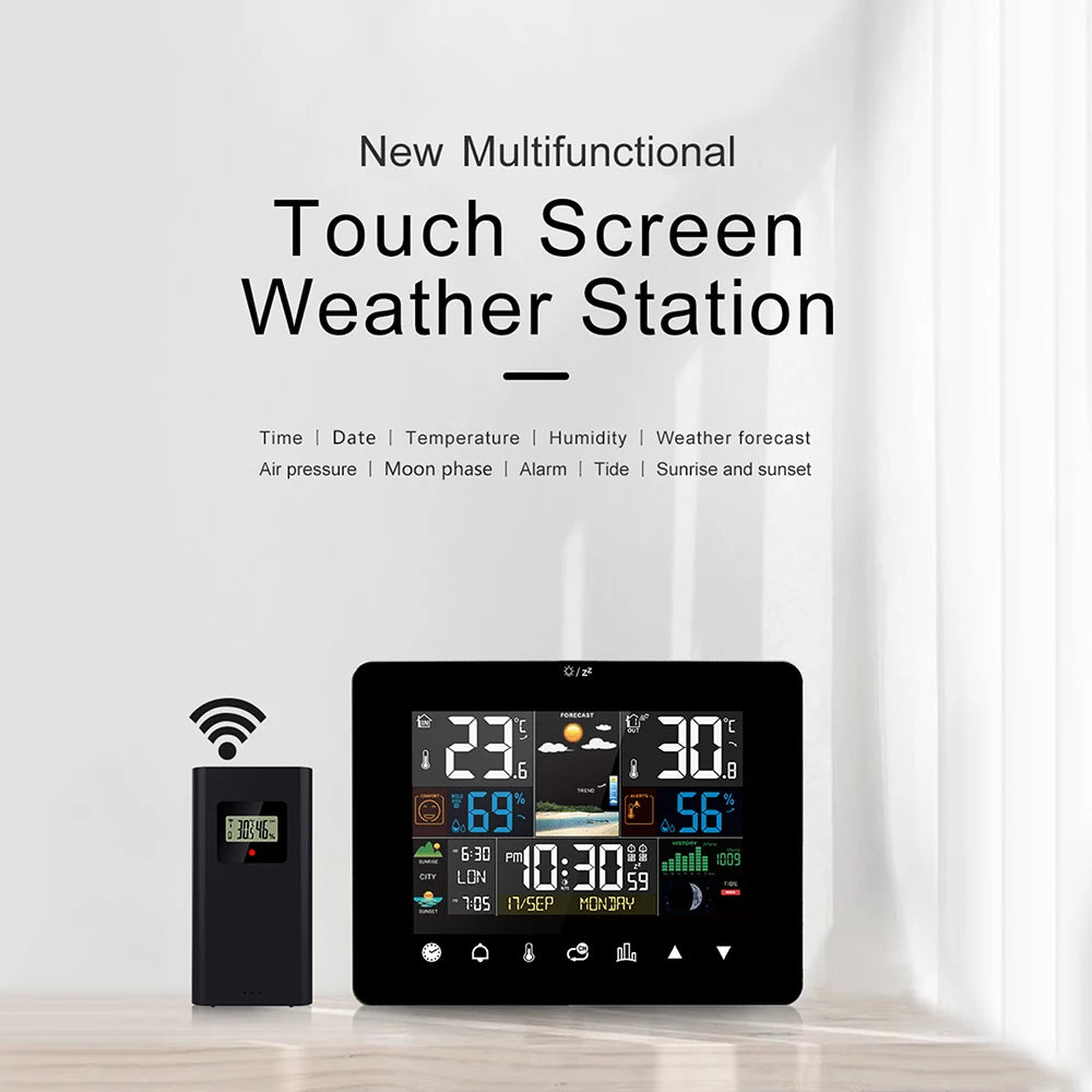 Multifunctional Weather Station &ndash; Touch Screen &amp; Wireless Sensor