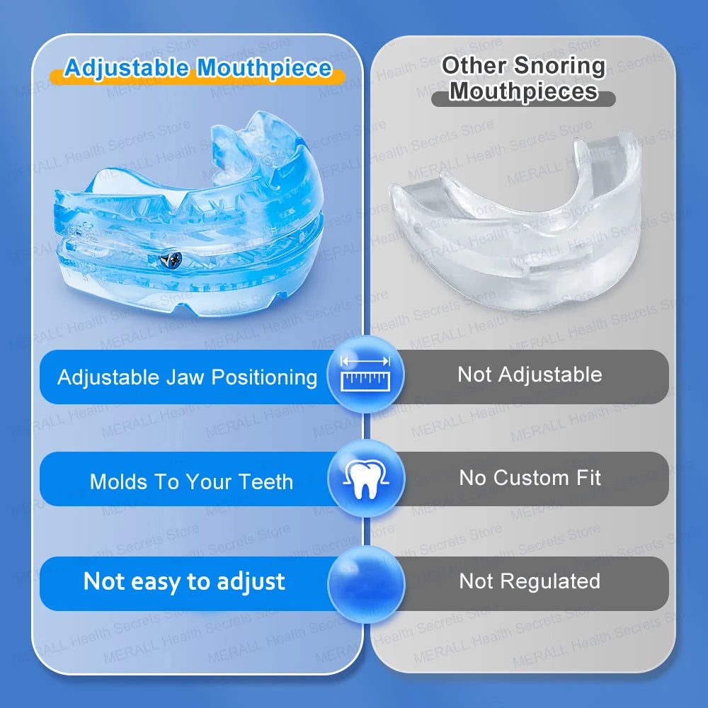 MERALL Anti-Snoring Mouthpiece &ndash; Bruxism Guard for Sleep