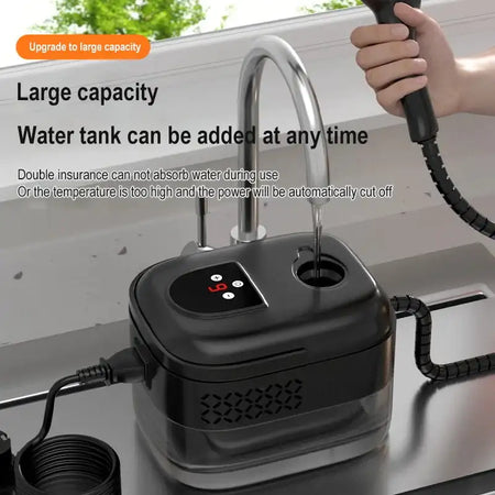 1500W Steam Cleaner High Temp Remote Control Pressure Washer