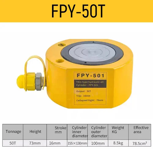 Ultra-Thin Portable Hydraulic Jack Split Booster &ndash; Slim High Capacity 30 Ton Lifting 50T