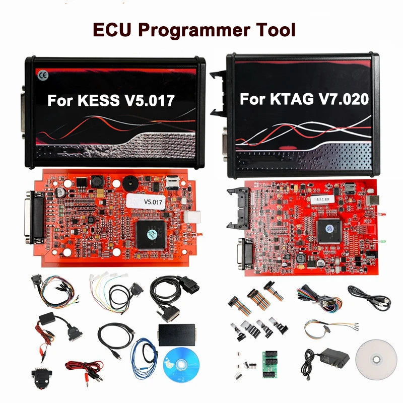 KTAG V7.020 und KESS V2 V5.017 ECU-Programmierer mit BDM-Adapter