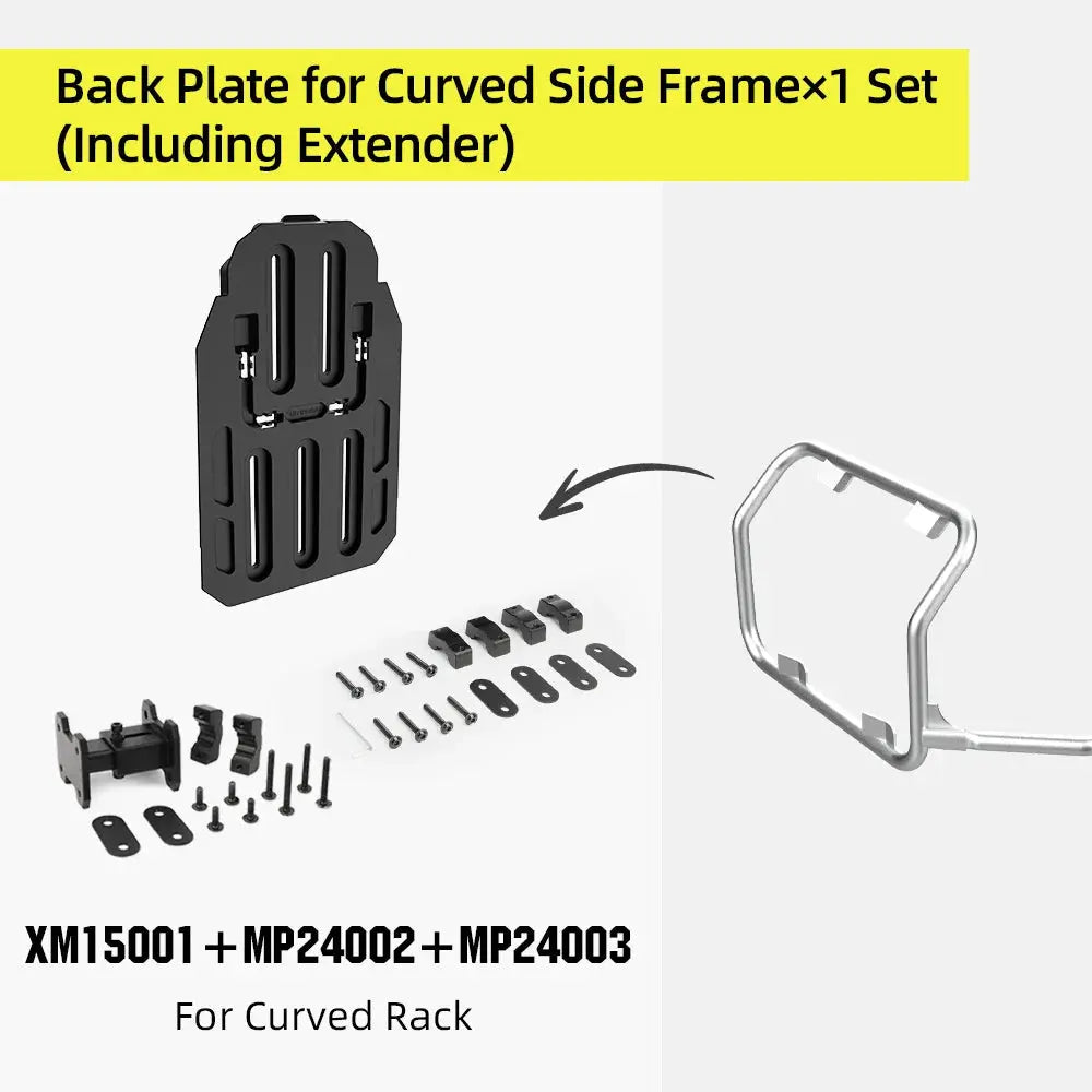 Rhinowalk Side Bag Accessories For MJX2004 To Install Bag To Fit Irregularly Curved Rack Extender Avoid Exhaust Pipe Install by InterCyprus Trading Ltd