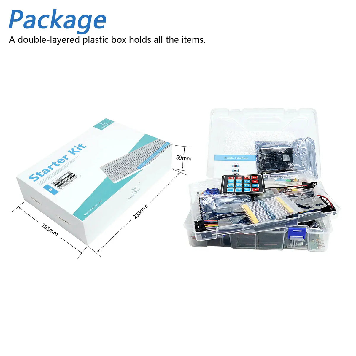 Freenove Arduino UNO R4 V5 WiFi Complete Starter Kit Guide by InterCyprus Trading Ltd