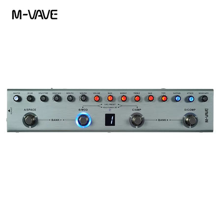M-VAVE Tank-B/G/MINI Bass Multi-FX Pedal &ndash; 36 Presets