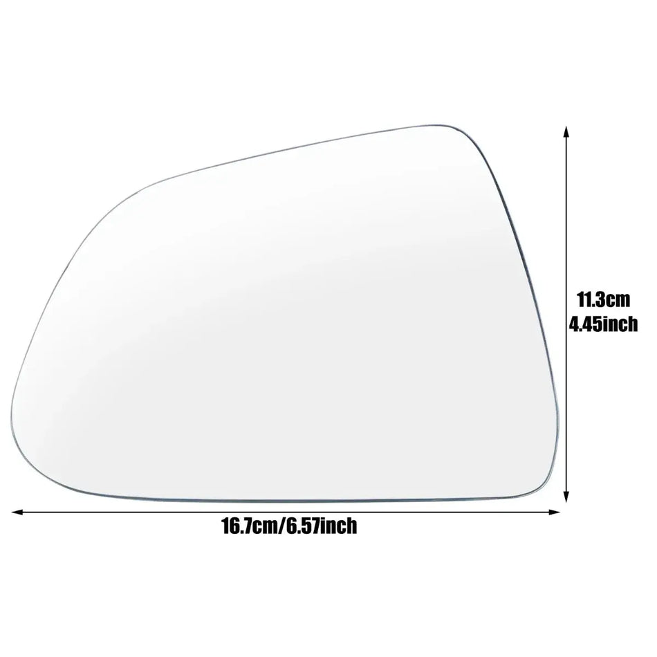 Heated Wide Angle Rearview Mirror Glass for Tesla Model 3 by InterCyprus Trading Ltd