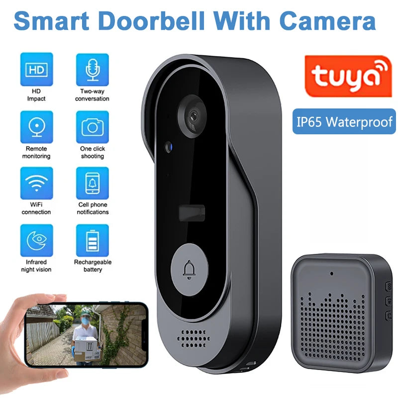 Tuya Doorbell With Camera &ndash; Wireless HD Video Doorbell